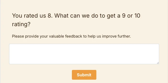 Open-ended question example