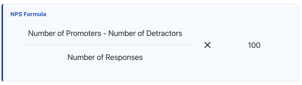 NPS Formula