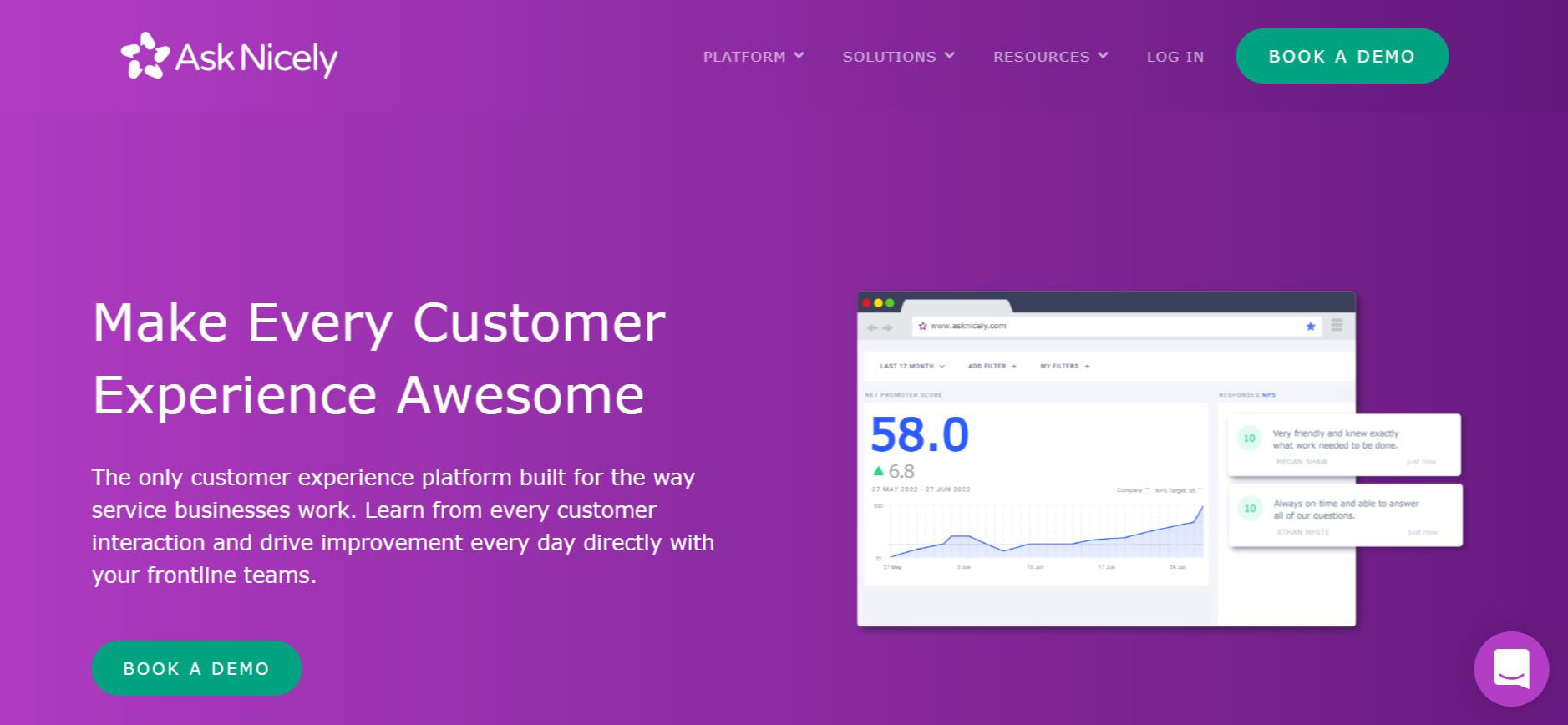 asknicely is one of the best nps tools