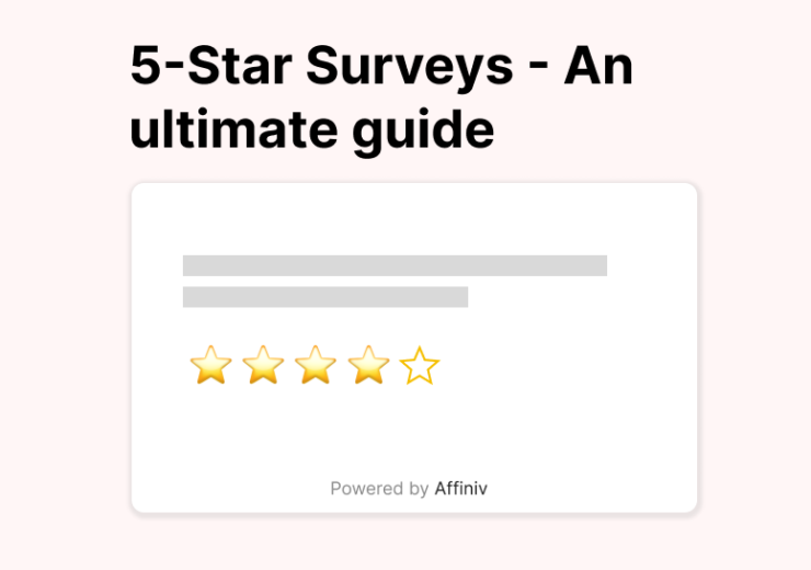 5-Star Survey – An Ultimate Guide