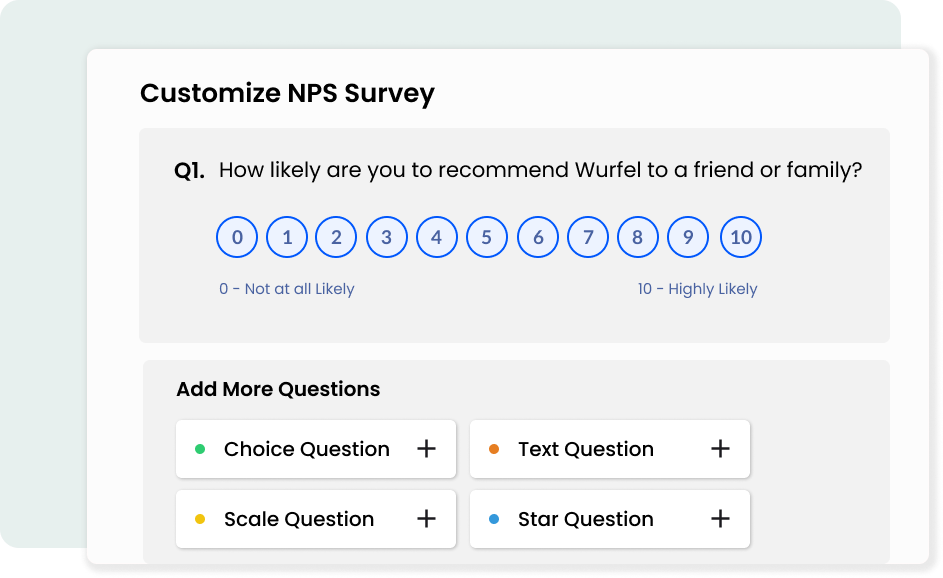 Customize NPS Survey
