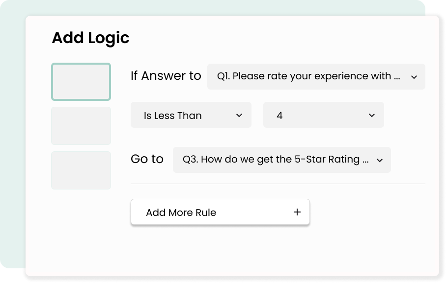 Survey Logic Rule
