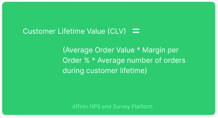 CLV Formula. CLV as one of the top customer loyalty metrics