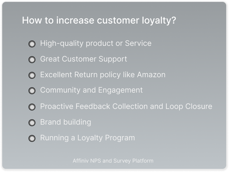 How to increase customer loyalty